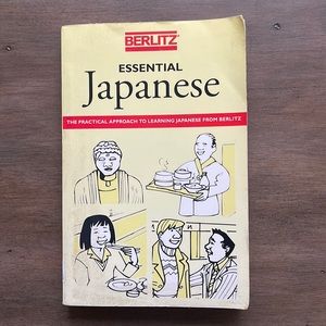 Berlitz Essential Japanese Learning Language Text Book